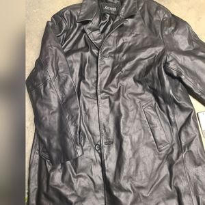 Guess leather coat